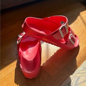 Birkenstock Women’s Bright Pink Sandals